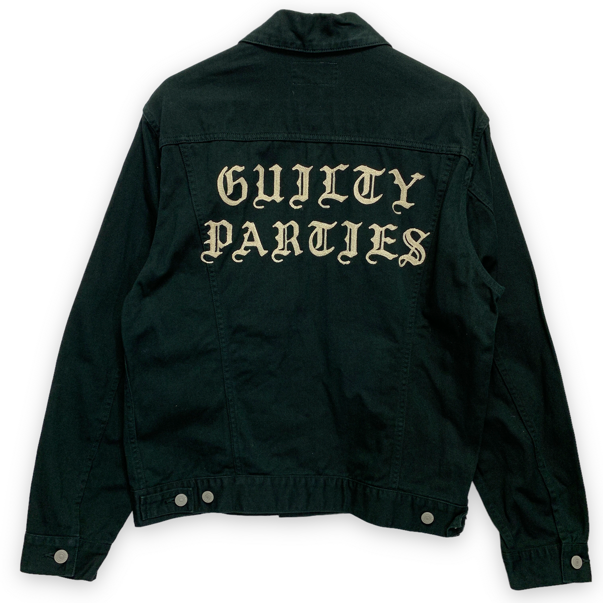 [L] Wacko Maria Guilty Parties Denim Jacket Black