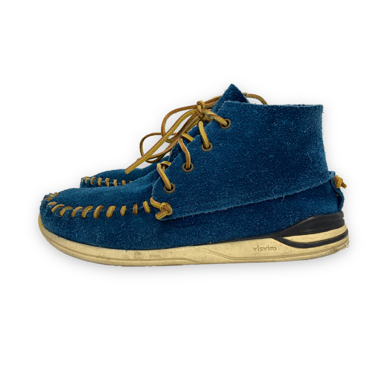 [8] Visvim AW15 Yucca Moc Mid Folk Blue