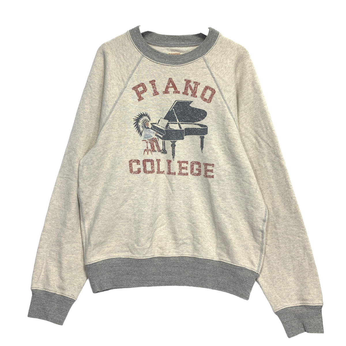 KS-QON BENG Piano Music Theme Pattern Men's Sweatshirts Crewneck