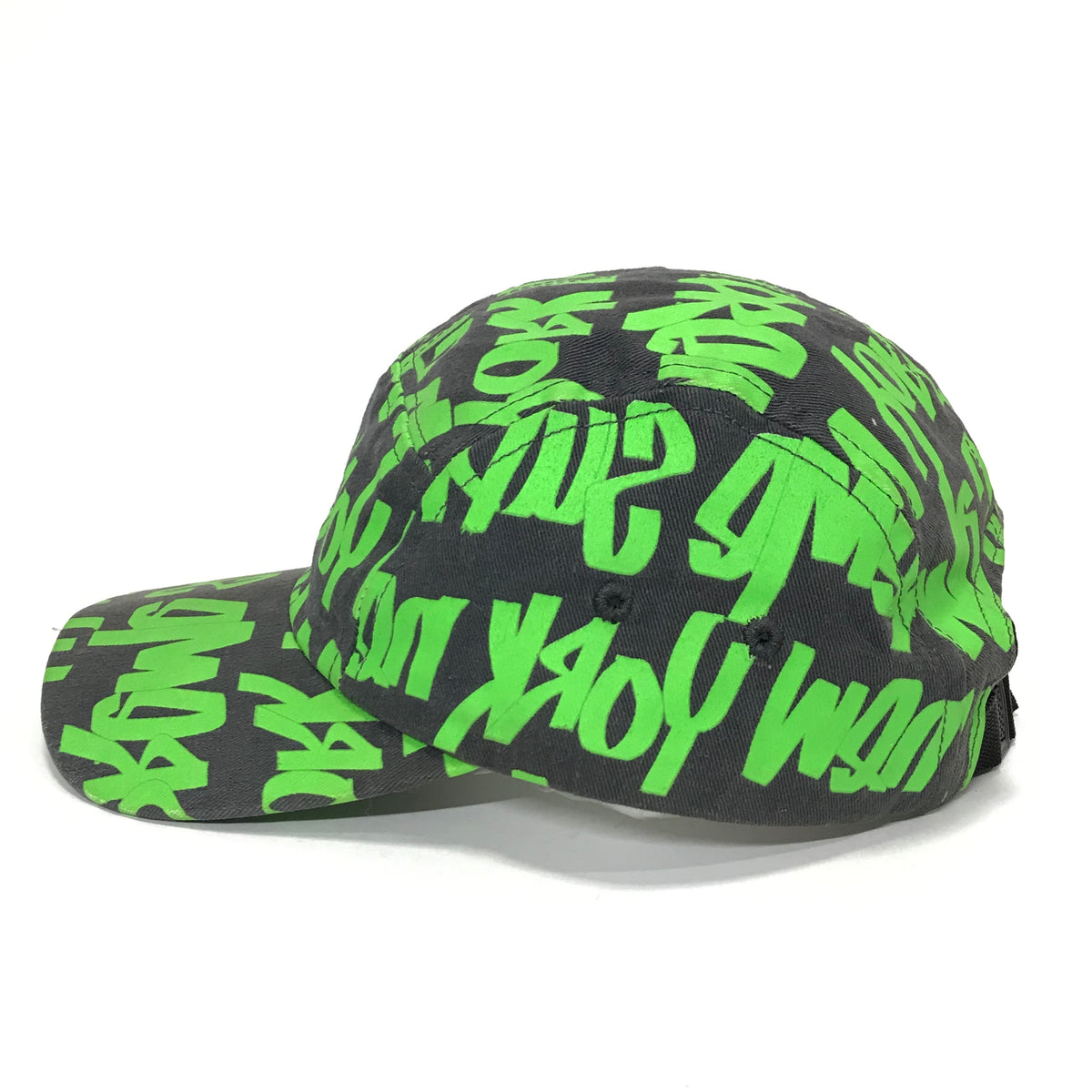 Supreme Vintage Graffiti Script Logo Cap Grey/Green