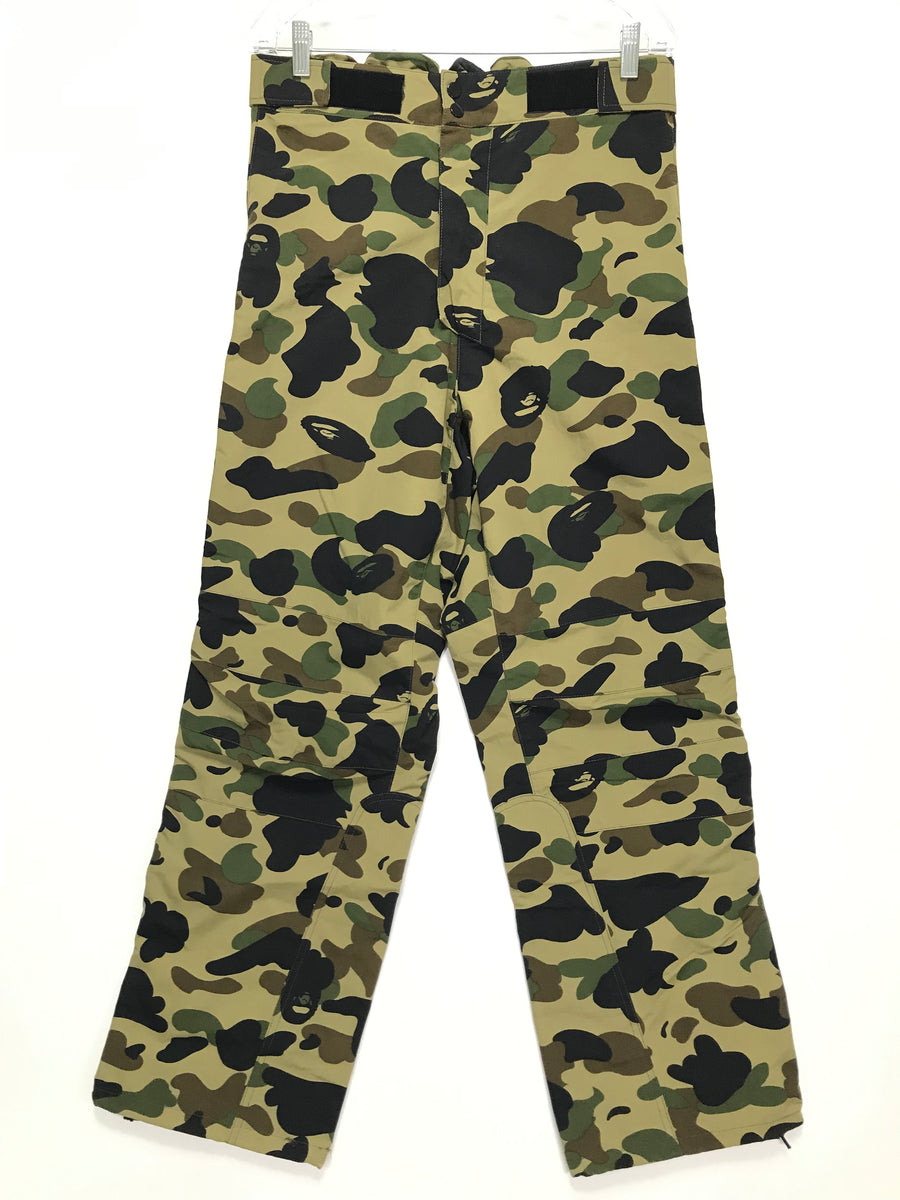 [S] A Bathing Ape Bape Vintage 1st Camo Nylon Snowboard Pants