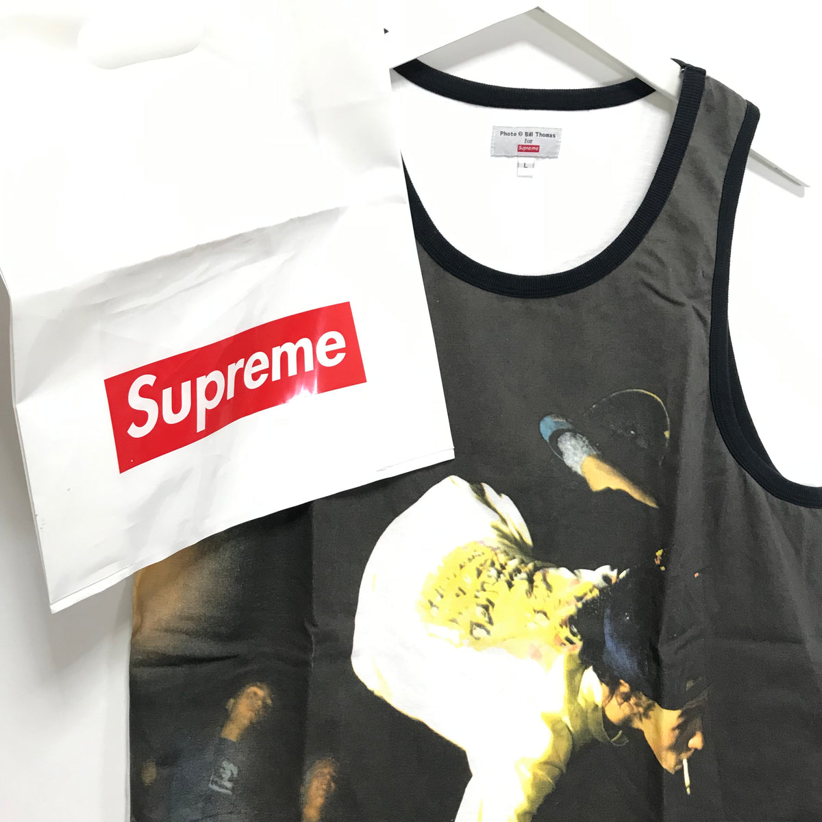 [L] Supreme x Bill Thomas Tank Top White