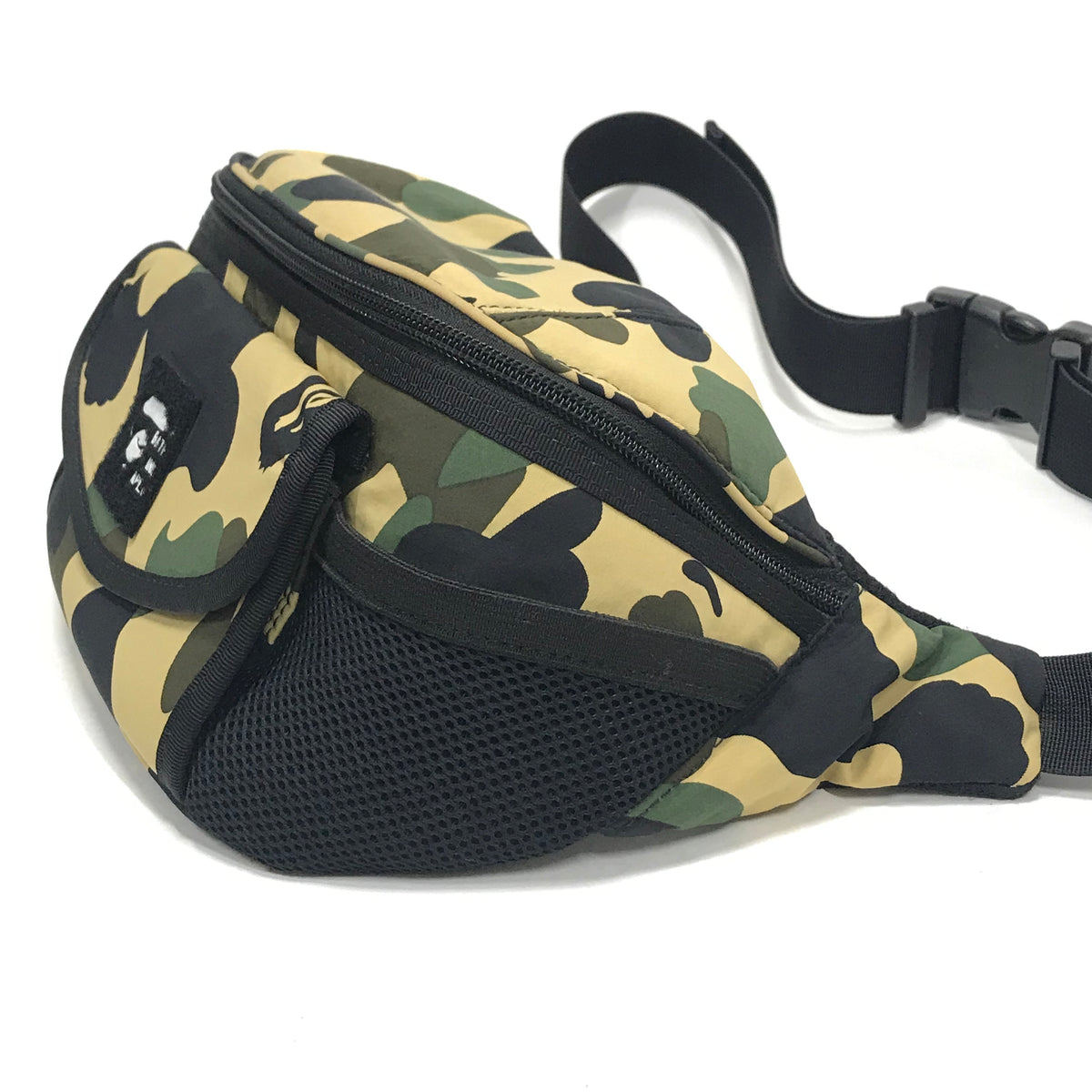 HealthdesignShops - BAPE 1ST CAMO MILITARY SHOULDER BAG YELLOW