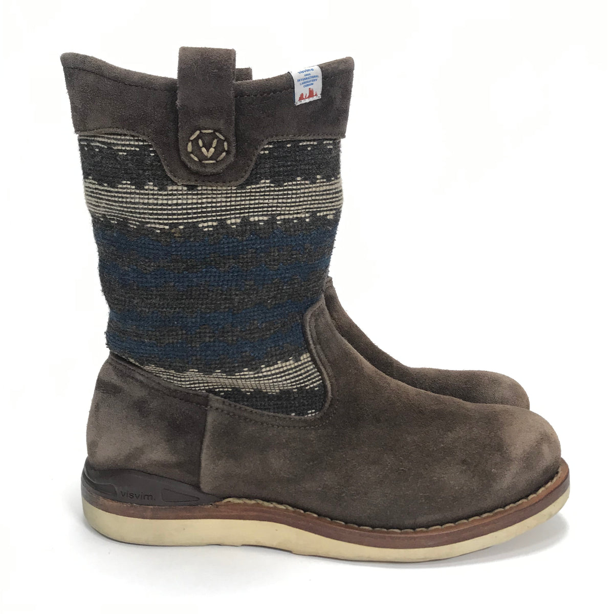 [9] Visvim 11SS Wabanaki Boots Folk Blanket Dk Brown – StylisticsJapan.com