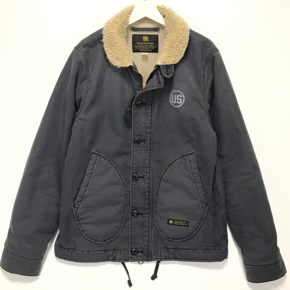 [XL] Neighborhood 15AW N-1D Deck Jacket Navy