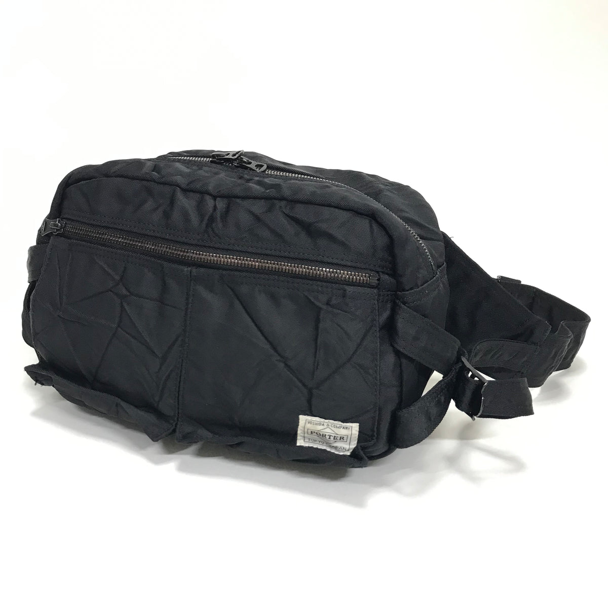 Porter Ride Waist / Shoulder Bag Black –