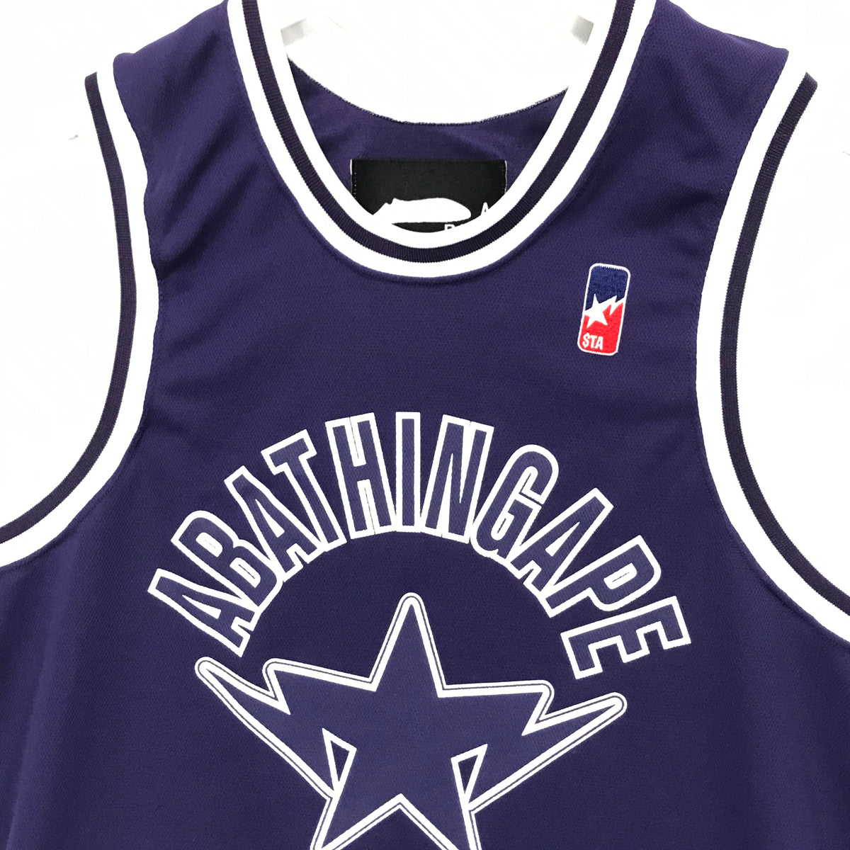 M] A Bathing Ape Bape Sta Basketball Jersey –