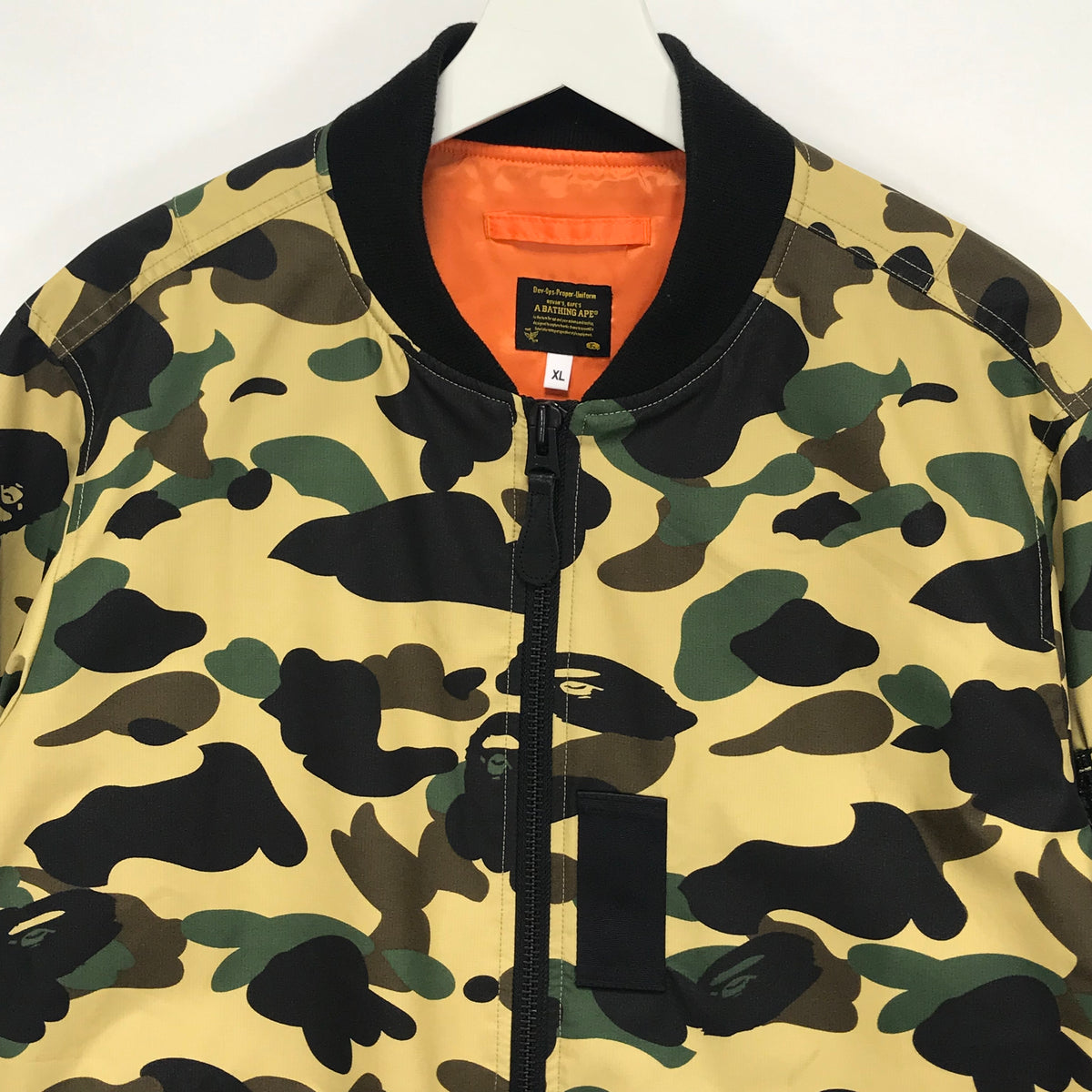 [XL] A Bathing Ape Bape 1st Camo Gore Windstopper MA-1 Jacket