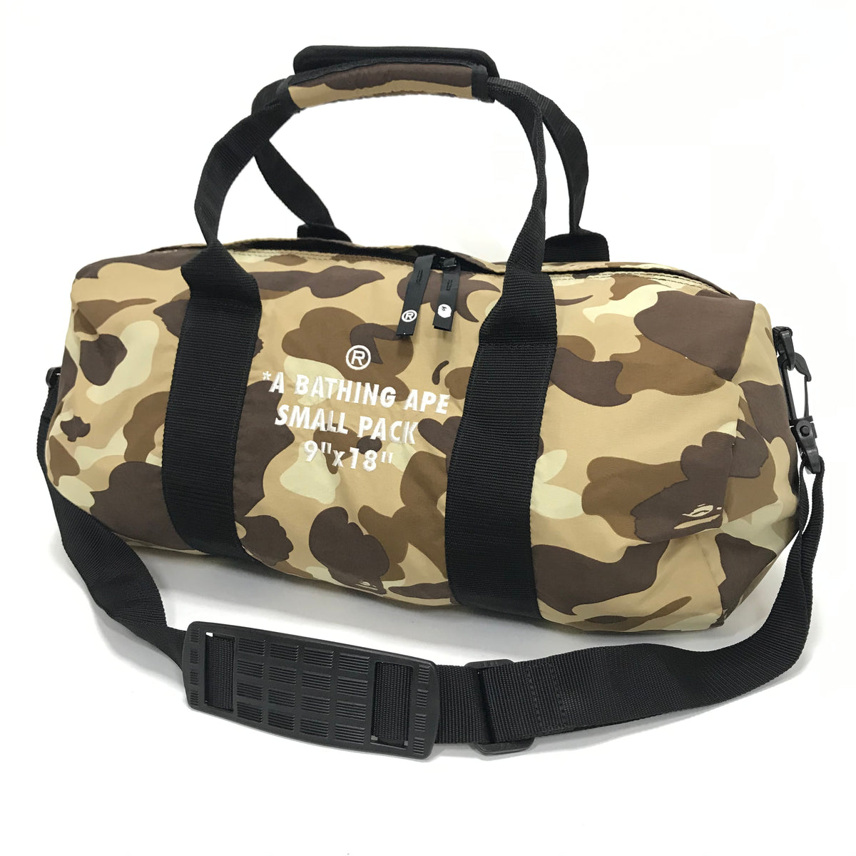 Bape, Bags, A Bathing Ape Camouflage Duffel Gym Bag