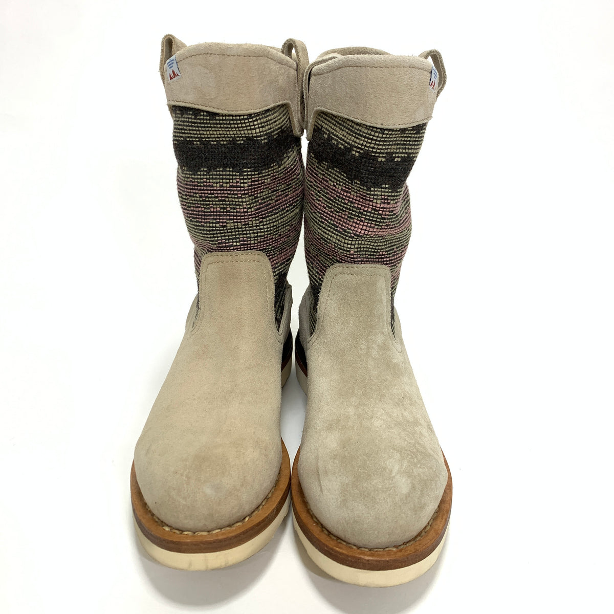 [8] Visvim 11SS Wabanaki Boots Folk Blanket Sand