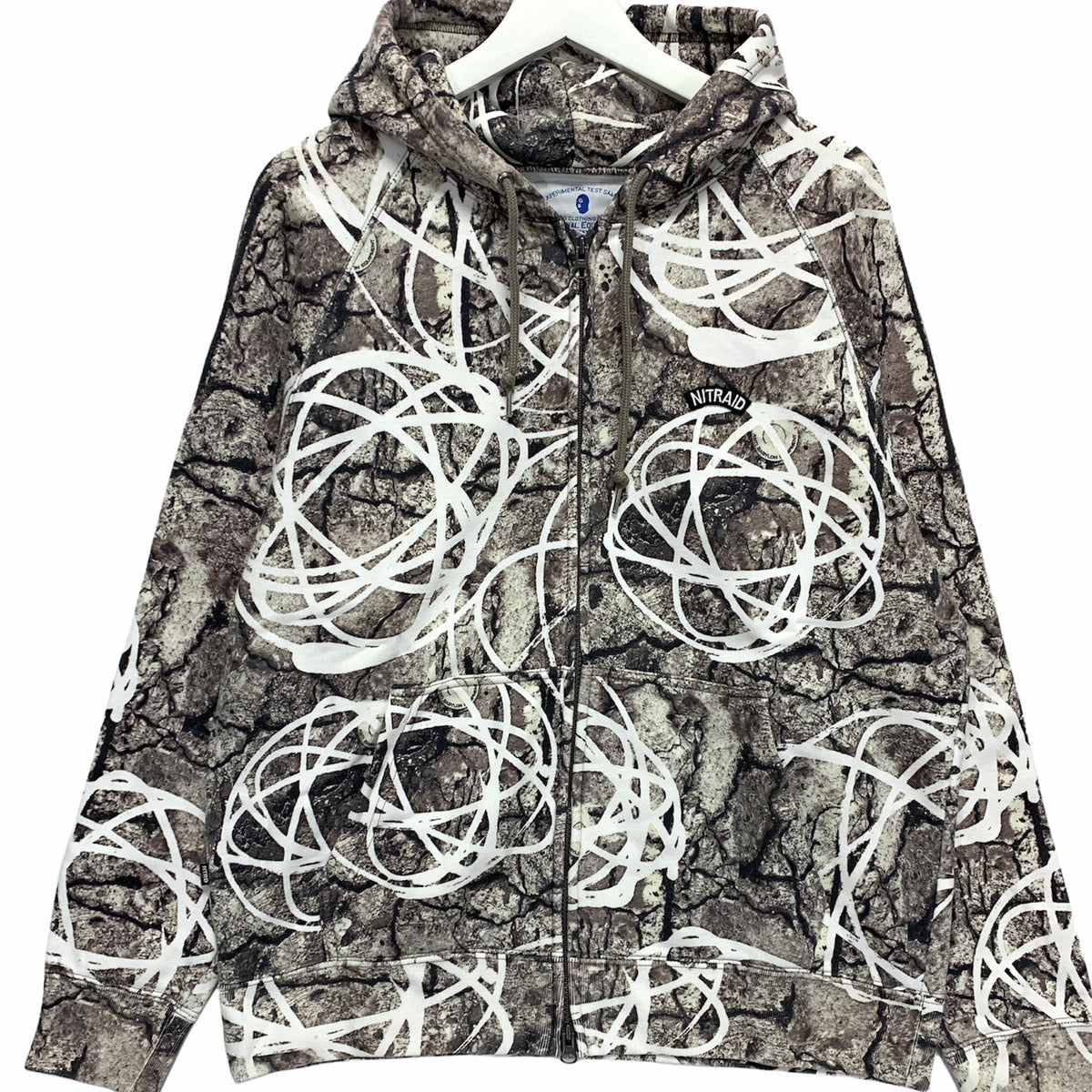 L] NITRAID X FUTURA REAL STONE CAMO HOODIE GREY – StylisticsJapan.com