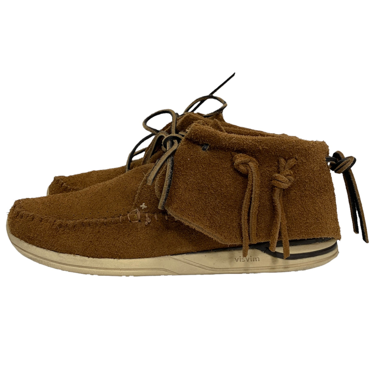 [9] Visvim FBT Lhamo Folk Suede Brown