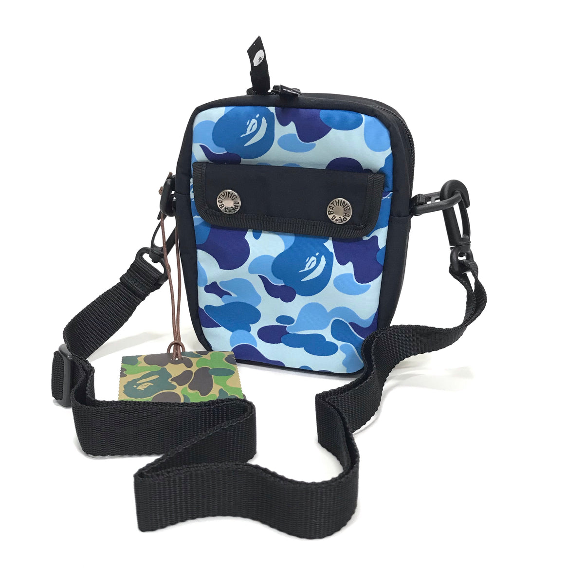 DS! A Bathing Ape Bape Shoulder Bag Navy –