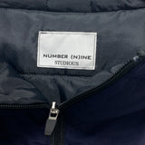 [S] Number Nine Logo Down Puffer Jacket Navy