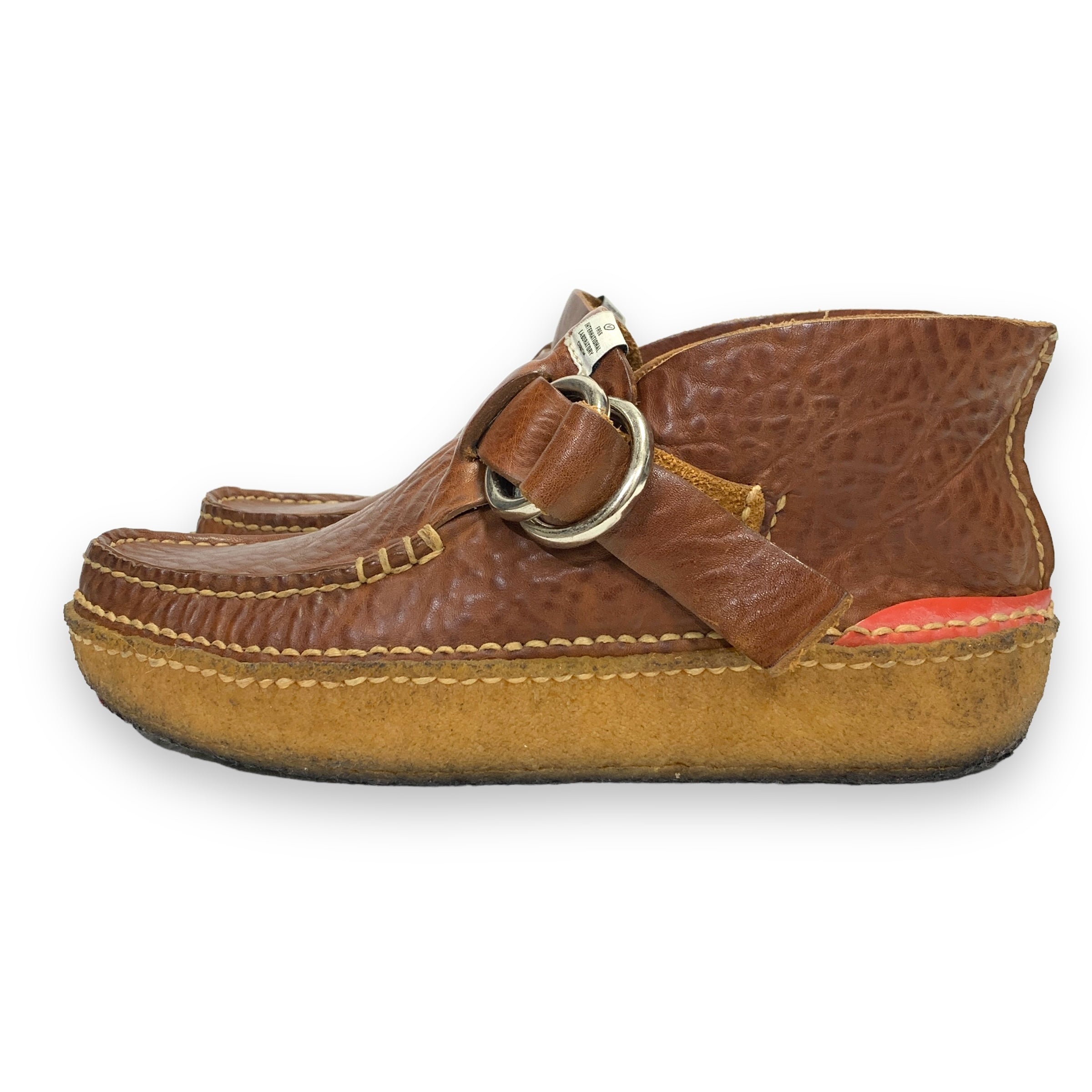 9.5] Visvim 08AW Skynyrd Double Ring Moc Folk Leather Brown –  StylisticsJapan.com