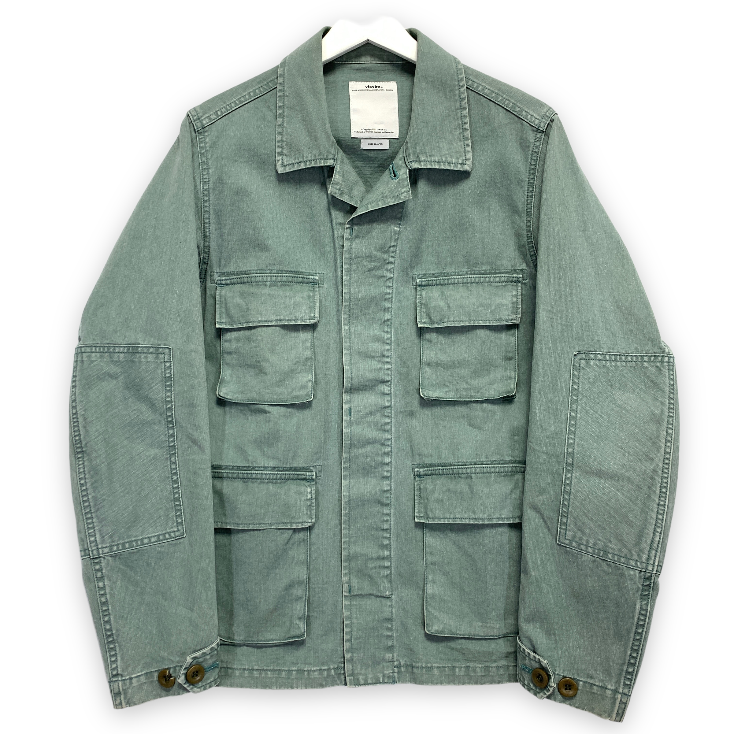 [M] Visvim 13SS Kilgore Jacket Dmgd Chino Green