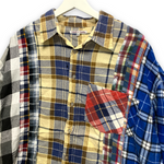 [XL] Needles Rebuild 7 Cut Oversized Flannel Shirt