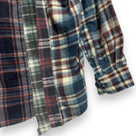 [L] Needles Rebuild 7 Cut Flannel Shirt Remake