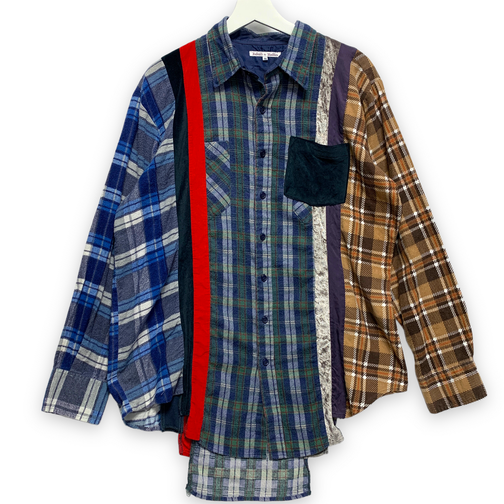 【配送無料】★M★NEEDLES Flannel Shirt - 7 Cuts Shirt シャツ