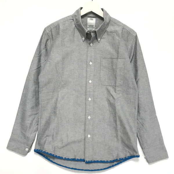 S] Visvim V+V L/S B.D. Shirt Woven Hem Grey – StylisticsJapan.com