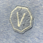 [S] Visvim Indigo V Logo FZ Hoodie Hooded Sweatshirt