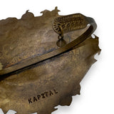 Kapital Native Motif Brass Bangle