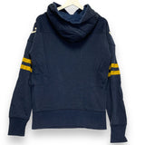 [L] Kapital Sport Football Pullover Hoodie Sweatshirt Navy