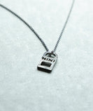 NEW! Number Nine Logo Plate Necklace