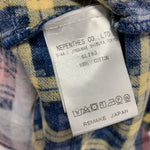 [OS] Needles Rebuild Ribbon Cut Oversized Flannel Shirt