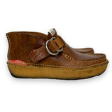 [9.5] Visvim 08AW Skynyrd Double Ring Moc Folk Leather Brown