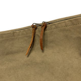 KAPITAL #6 COTTON CANVAS BIG SNUFKIN BAG OLIVE