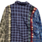 [L] Needles Rebuild 7 Cut Flannel Shirt Remake