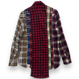 [XS] Needles Rebuild 7 Cut Oversized Flannel Shirt