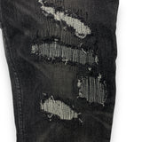 [M] Number Nine Nano Universe Cropped Distressed Denim Jeans Black