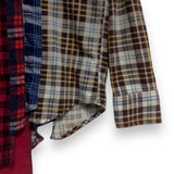 [XS] Needles Rebuild 7 Cut Oversized Flannel Shirt