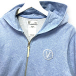 [S] Visvim Indigo V Logo FZ Hoodie Hooded Sweatshirt