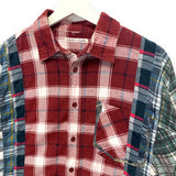 [OS] Needles Rebuild 7 Cut Oversized Flannel Shirt