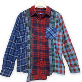 [XS] Needles Rebuild 7 Cut Oversized Flannel Shirt