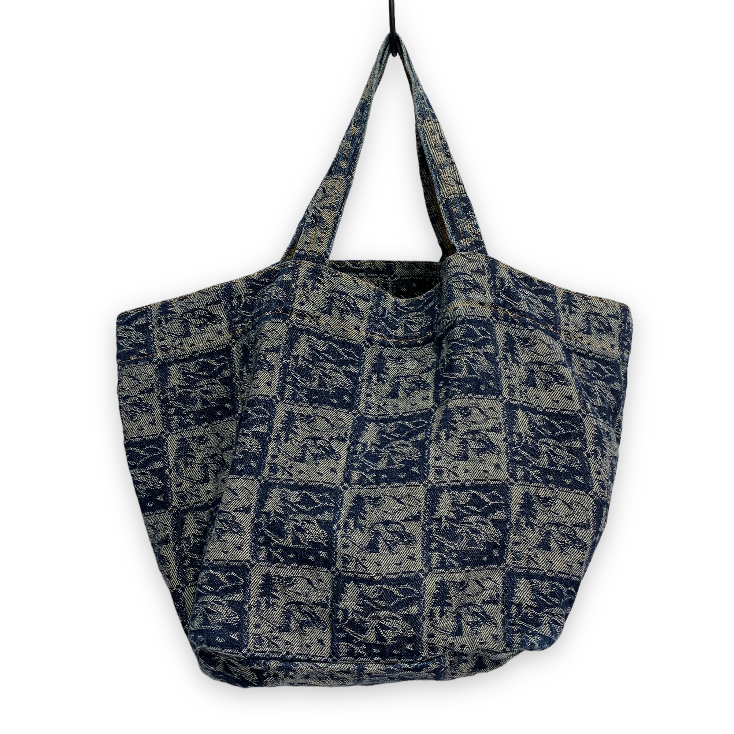 Kapital Denim Jacquard Tote Bag –