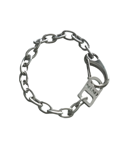 NEW! Number Nine Plate Hole Logo Chain Bracelet