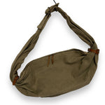 KAPITAL #6 COTTON CANVAS BIG SNUFKIN BAG OLIVE