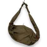 KAPITAL #6 COTTON CANVAS BIG SNUFKIN BAG OLIVE