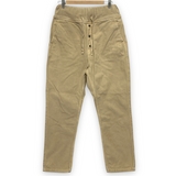 [L] Kapital Cotton Canvas Saurel Nouvelle Pants Beige