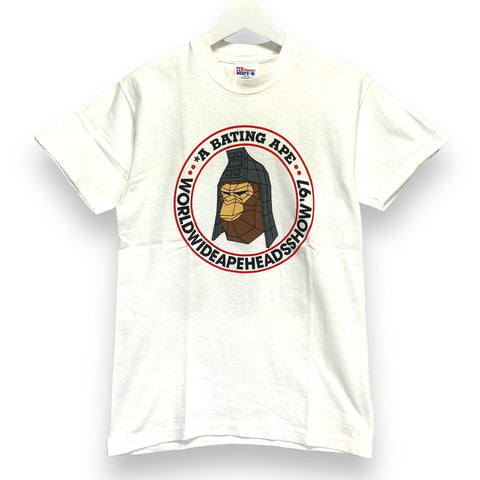 [YL] A Bathing Ape Bape Vintage Hanes World Wide Ape Heads Show '97 Tee T-Shirt