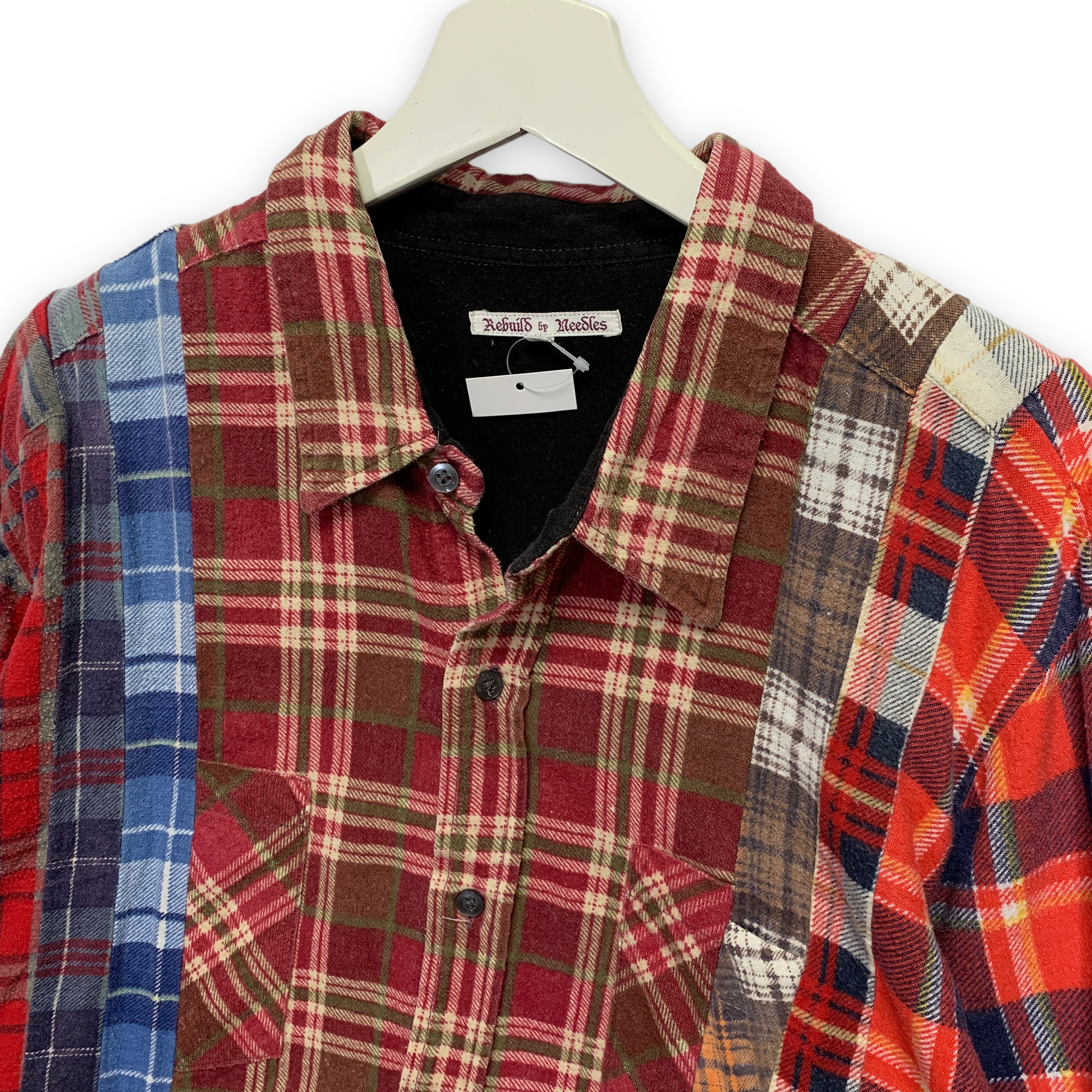 M] Needles Rebuild Wide 7 Cut Flannel Shirt – StylisticsJapan.com