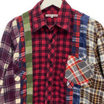 [XS] Needles Rebuild 7 Cut Oversized Flannel Shirt