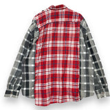 [OS] Needles Rebuild Ribbon Cut Oversized Flannel Shirt