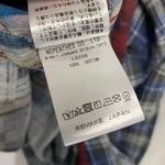 [OS] Needles Rebuild 7 Cut Tie Dye Flannel Shirt Remake