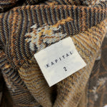 [M] Kapital Jacquard Woven Palm Tree Blazer Jacket Coat