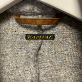 [M] Kapital Fleece Pea Coat Grey